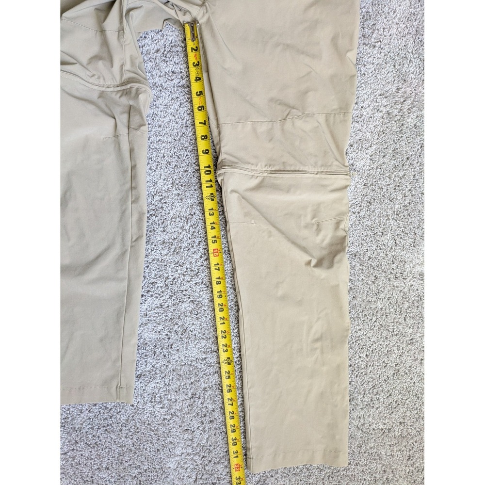 The North Face Convertible Pants‎ Shorts Mens 40x32 Tan Khaki Outdoors Hiking - Picture 6 of 7